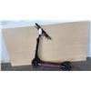 Image 1 : BLACK ELECTRIC KICK-SCOOTER - NO CHARGER, W/ ELECTRICAL ISSUE AND BENT UPPER STEERING COLUMN