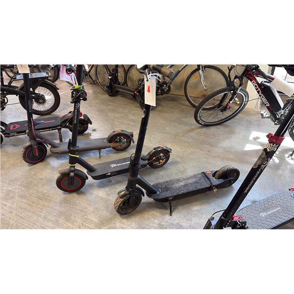 BLACK ELECTRIC KICK-SCOOTER - NO CHARGER