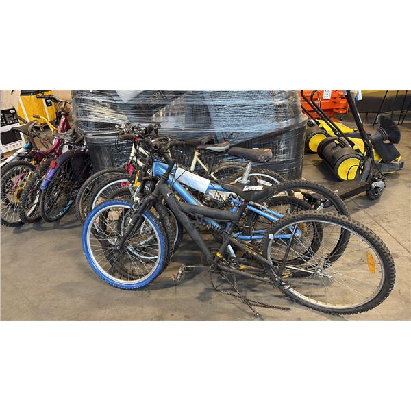 3 MISC BIKES AND 2 FOR REPAIR INCL NORCO DETONATOR, PINK SKYLINE