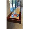 Image 2 : DARK WOODGRAIN FINISH PLAYMASTER SHUFFLEBOARD/CURLING TABLE