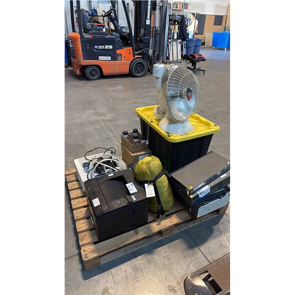 2 PRESTO HEAT DISHES, HP LASERJET PRO 400, NETWORK SWITCHES, BLUE LIGHT STRIP AND MORE