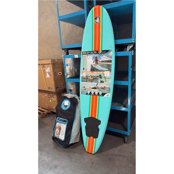 BODY GLOVE FOAMIE 7'6" PERFORMANCE-FOCUSED, SOFT-TOP (FOAM) SURFBOARD AND INFLATABLE SUP BOARD