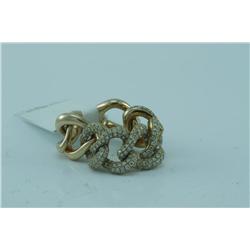 Genuine Diamond Ring 18K Gold 