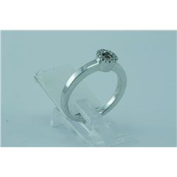 Genuine Diamond & Ruby Ring 18K Gold