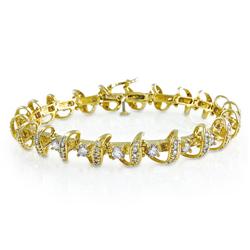 Genuine 3.68 ctw Diamond Ladies Bracelet  
