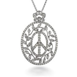 Genuine 1.13 ctw Diamond Pendant w/ Chain  