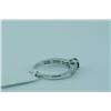 Image 2 : Genuine Diamond & Blue Sapphire Ring 14K Gold - SRP $2115
