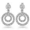 Image 1 : Genuine 0.85 ctw Diamond Earrings  