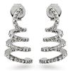 Image 1 : Genuine 0.97 ctw Diamond Earrings  