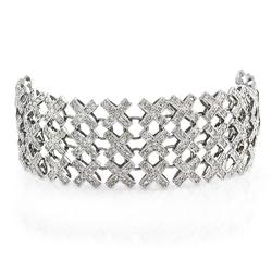 Genuine 8.59 ctw Diamond Bracelet  