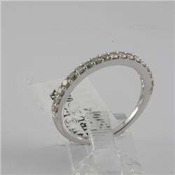 Ring 0.39 ctw Diamond &  14K  White Gold- SRP$ 1900