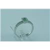 Image 1 : Genuine Diamond & Emerald Ring 14K Gold