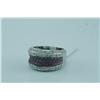 Image 2 : Genuine Diamond & Pink Sapphire Ring 14K Gold