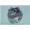 Image 1 : Genuine Diamond & Pink Sapphire Ring 18K Gold