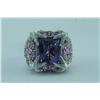 Image 3 : Genuine Diamond & Pink Sapphire Ring 18K Gold