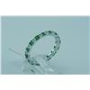 Image 1 : Genuine Diamond & Emerald Ring 14K Gold- SRP$ 1928