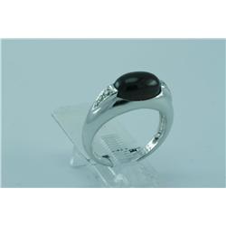 Genuine Diamond & Garnet Ring 14K Gold- SRP$ 3108