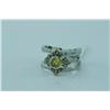 Image 3 : Genuine Diamond & Yellow Sapphire Ring 18K Gold