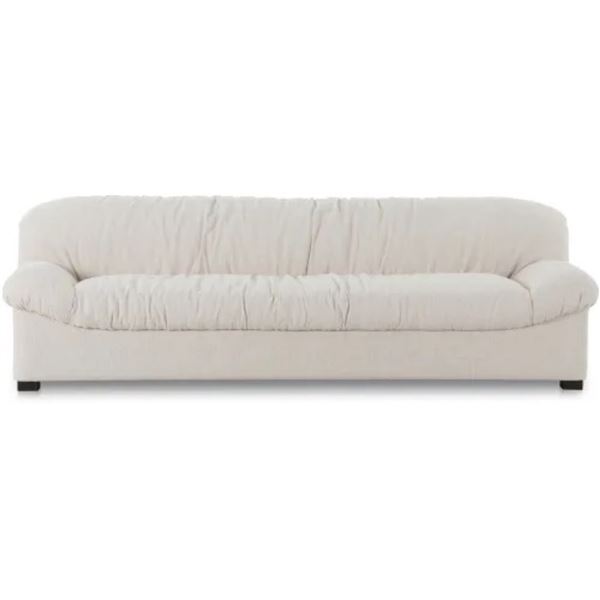 BNIB - Moe's - Halston Sofa in Flecked Oat - MSRP $3,849.00 - AZ-1005-05 - 86.6” W X 39.3[x