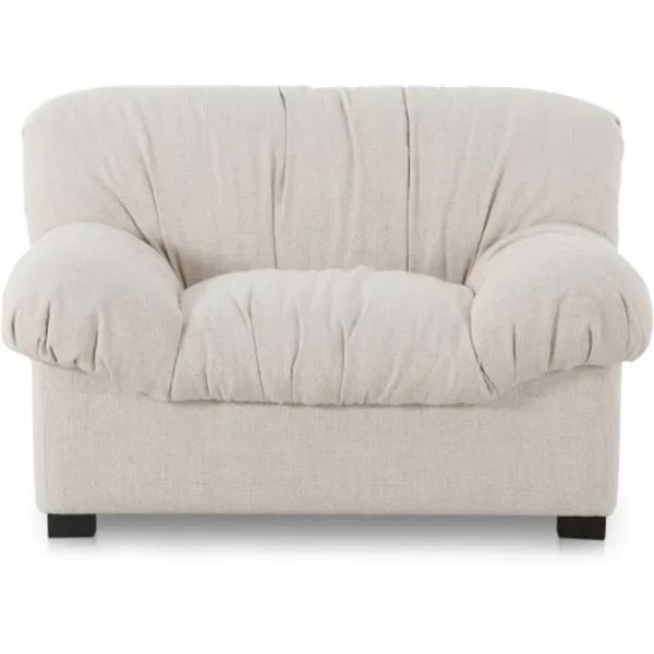 BNIB - Moe's - Halston Lounge Chair in Flecked Oat - MSRP $2,249.00 - AZ-1004-05 - 43.3” W 
