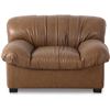 Image 1 : NEW - Moe's Home Collection - Halston Lounge Chair in Tan Leather - MSRP $3,749.00 - AZ-1004-03 - 4