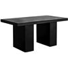 Image 2 : BNIB - Moe's Home Collection - Aurelius 2 Outdoor Dining Table in Black Fiber-Reinforced Concrete - 