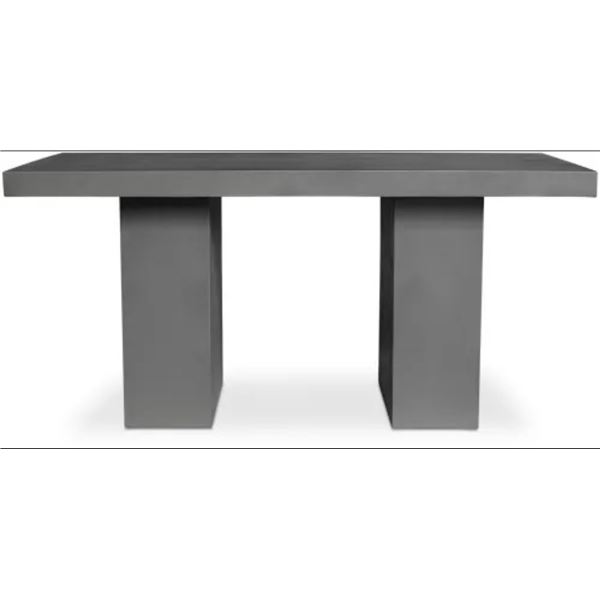 BNIB - Moe's Home Collection - Aurelius 2 Outdoor Dining Table in Dark Grey Fiber-Reinforced Concret