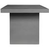 Image 3 : BNIB - Moe's Home Collection - Aurelius 2 Outdoor Dining Table in Dark Grey Fiber-Reinforced Concret