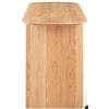 Image 2 : BNIB - Moe's - Ruby Oval Console Table in Natural Oak - MSRP $1,999.00 - BC-1156-24 - 78” W