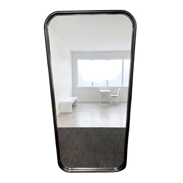 BNIB - Moe's - Kai Floor Mirror in Blackened Oak - MSRP $1,199.00 - BC-1151-02 - 32” W X 1.