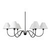 Image 2 : BNIB - Moes - Whitney Chandelier Blackened Bronze - MSRP $1,099 - EL-1003-02 - 47.25" W x 47.25" D x