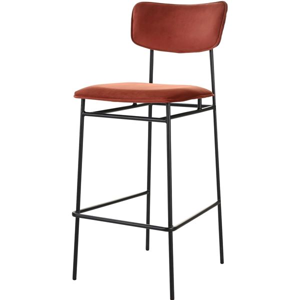 BNIB - Moes - Sailor Barstool Amber - MSRP $649 - EQ-1014-06 - 19.5" W x 22" D x 39" H