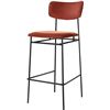 Image 1 : BNIB - Moes - Sailor Barstool Amber - MSRP $649 - EQ-1014-06 - 19.5" W x 22" D x 39" H