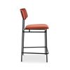 Image 3 : BNIB - Moes - Sailor Counter Stool Amber - MSRP $485 - EQ-1015-06 - 18" W x 21.5" D x 38.5" H