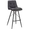 Image 2 : BNIB - Moes - Morrison Bar Stool Grey - MSRP $435 - ER-2031-15 - 18.5" W x 22" D x 40" H