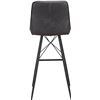 Image 3 : BNIB - Moes - Morrison Bar Stool Grey - MSRP $435 - ER-2031-15 - 18.5" W x 22" D x 40" H