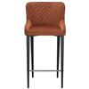 Image 2 : BNIB - Moes - Etta Counter Stool Amber - MSRP $369 - ER-2048-06 - 18" W x 21.5" D x 37" H