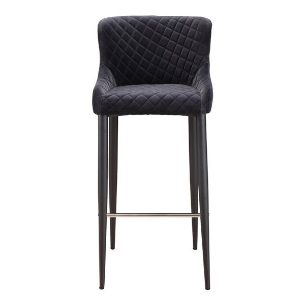 BNIB - Moes - Etta Bar Stool Dark Grey - MSRP $389 - ER-2049-25 - 18" W x 21.5" D x 40.5" H
