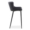 Image 2 : BNIB - Moes - Etta Bar Stool Dark Grey - MSRP $389 - ER-2049-25 - 18" W x 21.5" D x 40.5" H