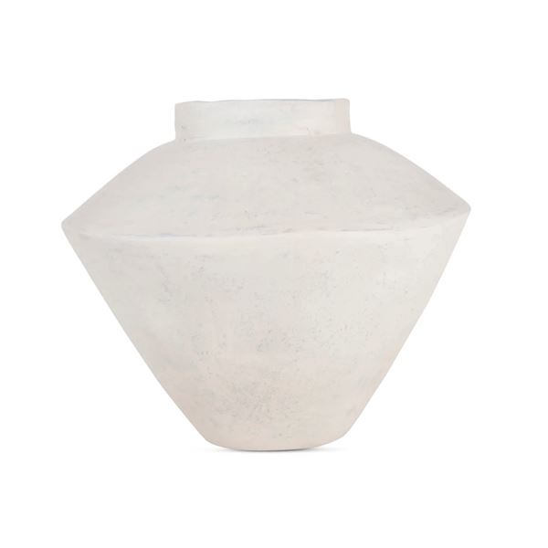BNIB - Moes - Raja Decorative Vessel Beige - Large - MSRP $279 - DD-1040-18 - 15" W x 15" D x 20" H