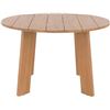 Image 2 : BNIB - Moes - Delta Natural Round Outdoor Dining Table - MSRP $1,899 - CV-1024-24 - 47" W x 47" D x 