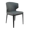 Image 2 : BNIB - Moes - 1pc Delaney Dining Chair Grey - MSRP $550 - EJ-1018-15-1 - 19.5" W x 19" D x 30" H