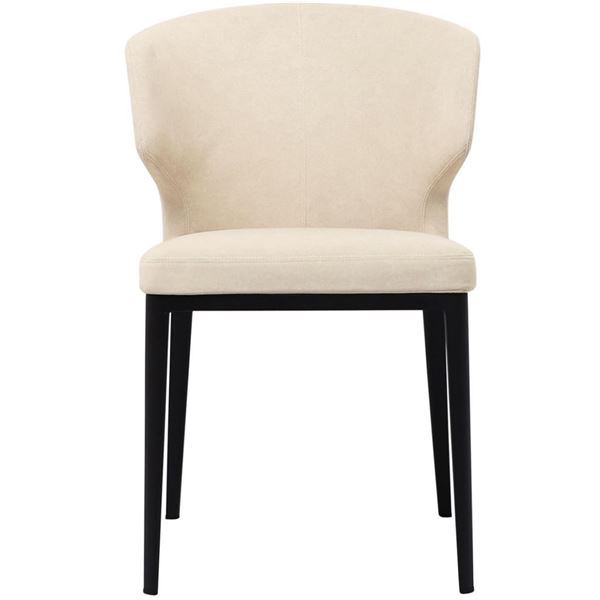 BNIB - Moes - 1pc Delaney Dining Chair Warm Beige - MSRP $550 - EJ-1018-18-1 - 20.1" W x 21.7" D x 3