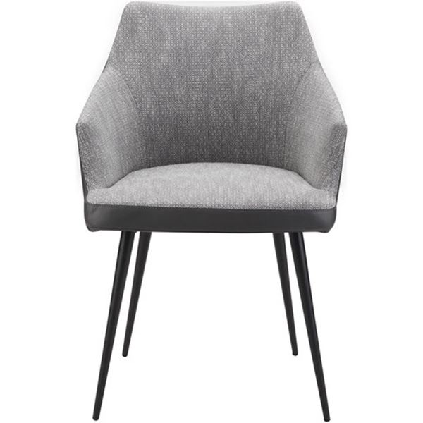 BNIB - Moes - Beckett Dining Chair Grey - MSRP $535 - EJ-1027-15 - 21.5" W x 22.5" D x 31" H