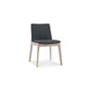 Image 2 : BNIB - Moe's - 1pc Deco Oak Dining Chair in Dark Grey - MSRP $499.00 - BC-1086-25-1 - 21” W