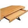 Image 4 : BNIB - Moe's - Profecto Desk in Natural Oak - MSRP $2,099.00 - BC-1107-24 - 63.0” W X 26.0[