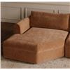 Image 3 : BNIB - Moe's - Madrid Left Facing Sectional Sofa in Heritage Pink Chenille Fabric - MSRP $4,349.00 -