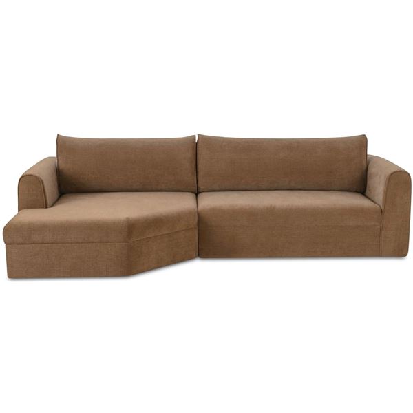 BNIB - Moe's - Madrid Left Sectional Sofa in Taupe - MSRP $4,449.00 - OA-1058-39-L - 112.0" W X 65.0