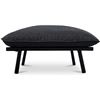 Image 1 : BNIB - Moes - Morgan Outdoor - Ottoman - Speckled Charcoal - MSRP $1,149 - MO-1026-07 - 29.1" W x 26
