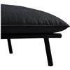 Image 3 : BNIB - Moes - Morgan Outdoor - Ottoman - Speckled Charcoal - MSRP $1,149 - MO-1026-07 - 29.1" W x 26